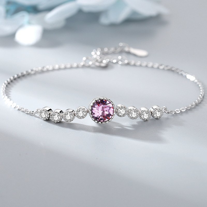 Pinky Crystal Bracelet