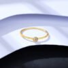 Golden Curve Harmony Ring