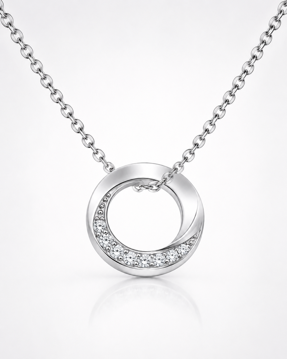 Classic Plain Silver Necklace