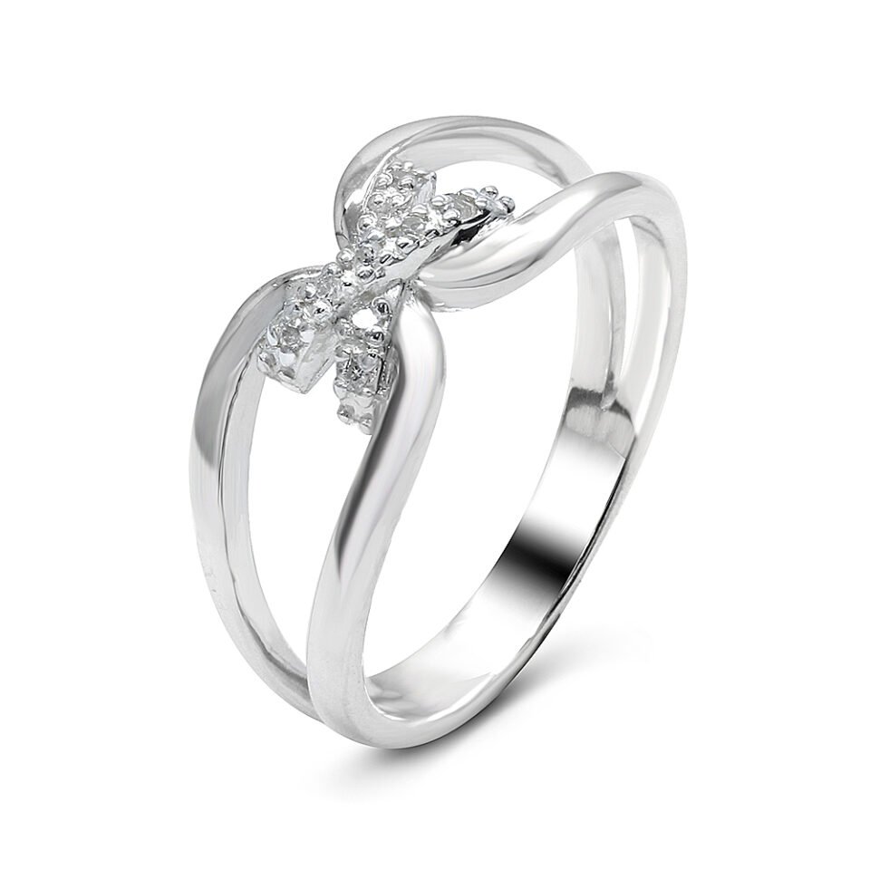 Gorgeous CZ Silver Ring